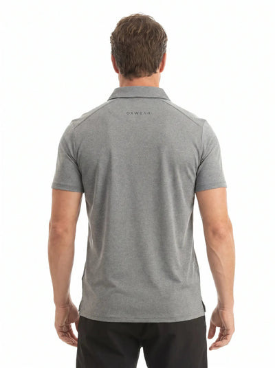 Polera Técnica Hombre Oxwear Orenburg – Melange UV - BLOCK® Quickdry® Trabilla Lentes Chile - Anditek