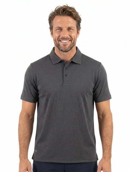 Polera Técnica Hombre Oxwear Orenburg – Melange UV - BLOCK® Quickdry® Trabilla Lentes Chile - Anditek