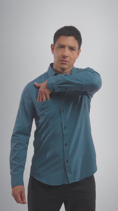 Camisa Técnica Antiácida Oxwear Atacama – UPF 50+ Antidesgarro Slim Fit 5 Colores Chile