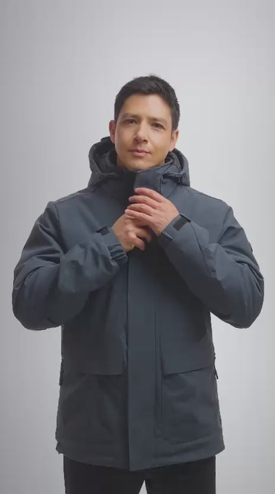 Parka Térmica Técnica Hombre Titan – Impermeable y Antiácida