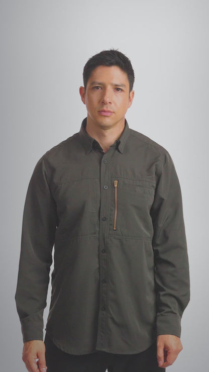 Camisa Técnica Antiácida Hombre Oxwear Kiruna