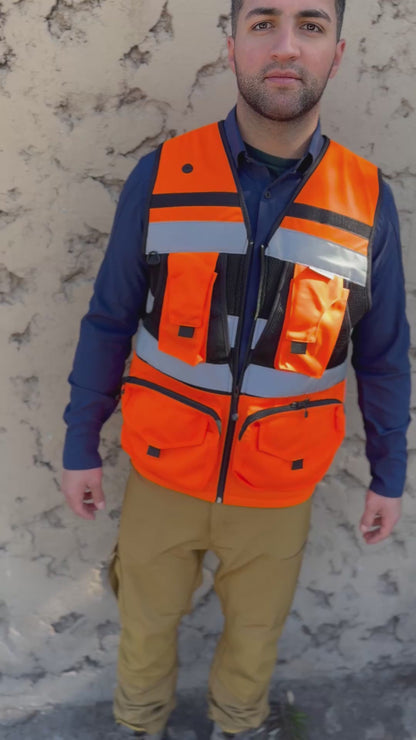 Chaleco de geólogo de alta visibilidad Activex