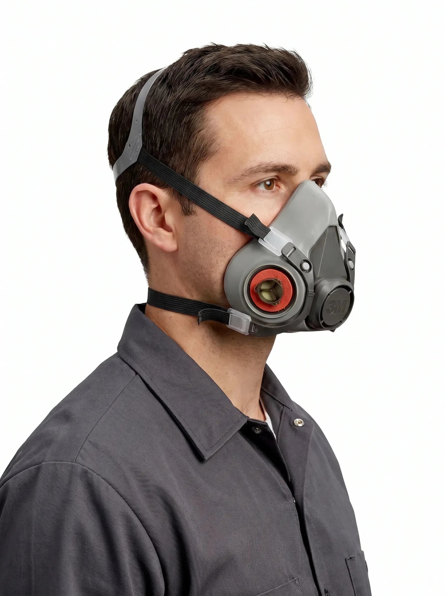 Respirador 3M 6200 Medio Rostro con Filtros Reemplazables | NIOSH - Anditek
