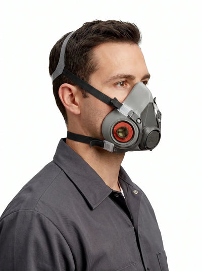 Respirador 3M 6200 Medio Rostro con Filtros Reemplazables | NIOSH - Anditek