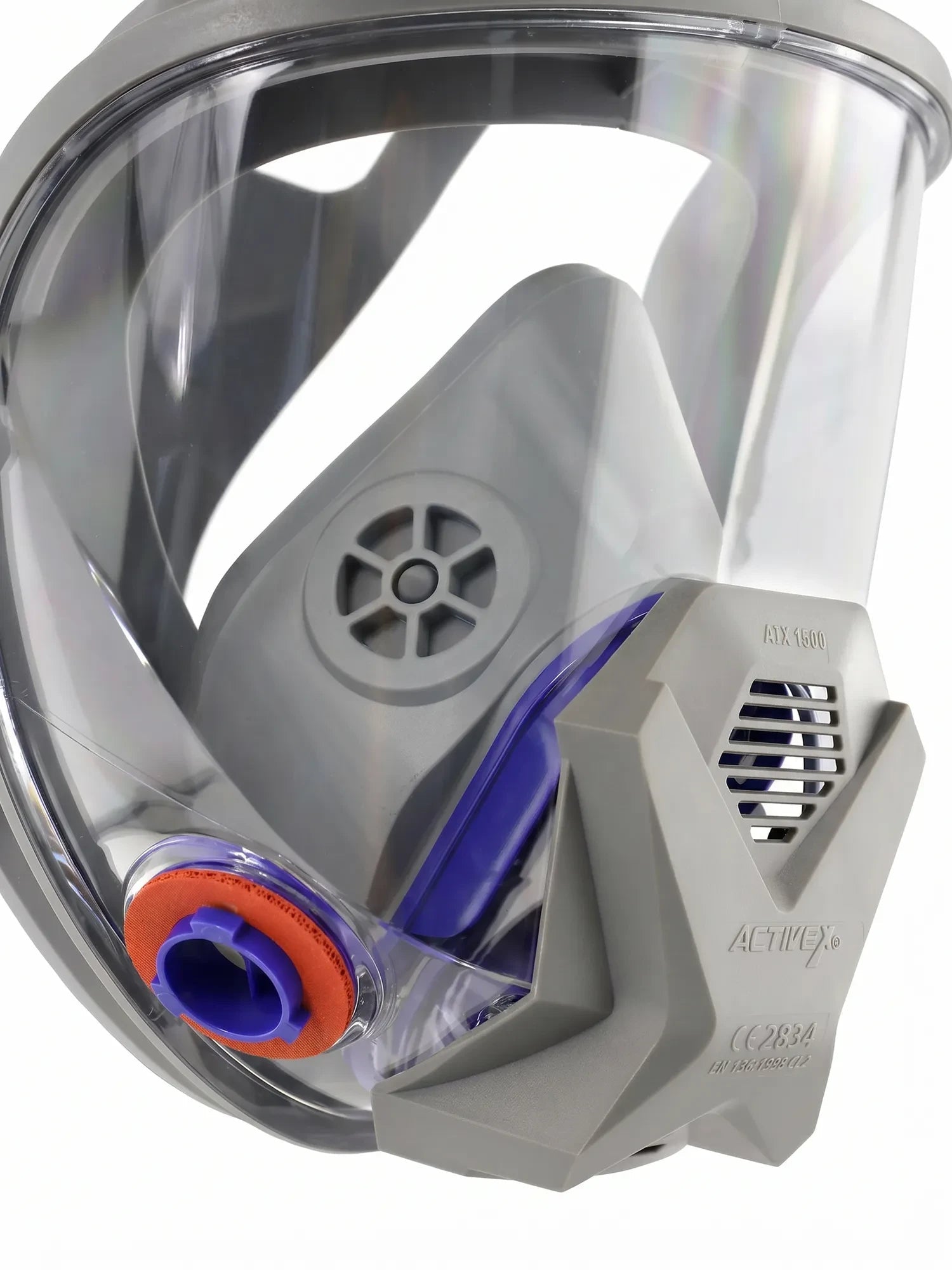 Respirador Full Face Silicona Activex ATX 1500 | Rostro Completo Talla Universal - Anditek