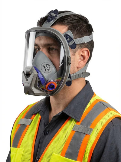 Respirador Full Face Silicona Activex ATX 1500 | Rostro Completo Talla Universal - Anditek